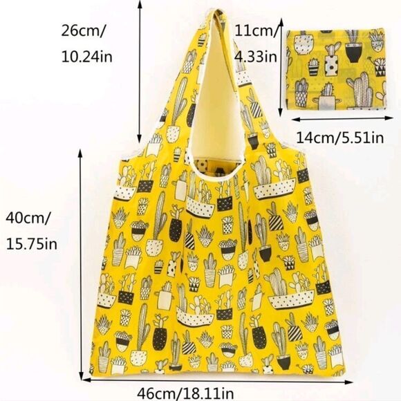 Cactus 🌵 Print Tote - Picture 4 of 5